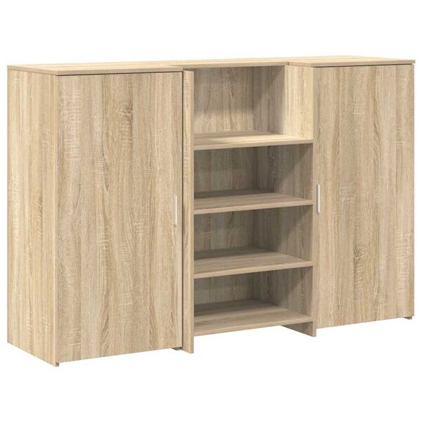 vidaXL recepci&oacute;s pult sonoma t&ouml;lgy 155x50x103,5 cm szerelt fa