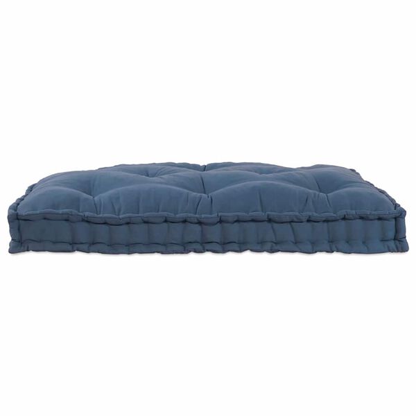 vidaXL Pallet Sofa P&aacute;rna Indig&oacute; 120 x 80 x 12 cm sz&ouml;vet
