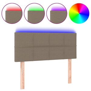 vidaXL t&oacute;psz&iacute;nű sz&ouml;vet LED-es fejt&aacute;mla 80 x 5 x 78/88 cm
