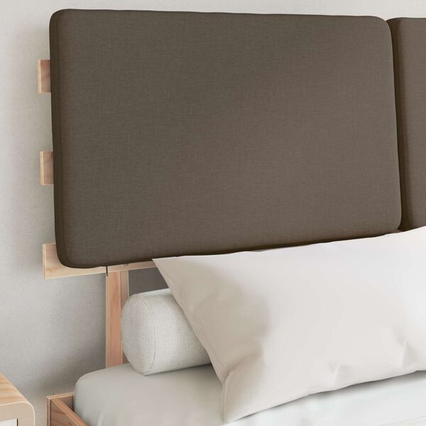 vidaXL &Aacute;gykeret K&aacute;rpitozott Fejt&aacute;ml&aacute;val T&oacute;psz&iacute;nű 140 x 190 cm