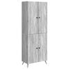 vidaXL Szekr&eacute;ny szett 2 pcs Sz&uuml;rke Sonoma Szerelt Fa