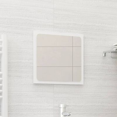vidaXL fehér forgácslap fürdőszobai tükör 40 x 1,5 x 37 cm