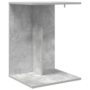 vidaXL Oldal asztal Beton Sz&uuml;rke 45 x 40 x 62,5 cm Faanyag