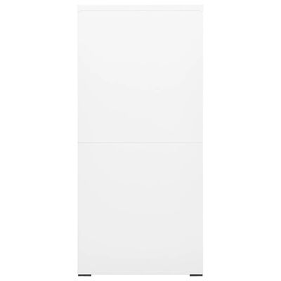 vidaXL fehér acél irattartó szekrény 46 x 62 x 133 cm
