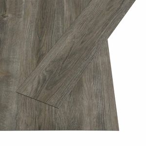 vidaXL &Ouml;ntapad&oacute;s padl&oacute; deszka Sz&uuml;rke &eacute;s Barna 4,46 m&sup2; 32 db PVC