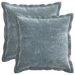 vidaXL P&aacute;rna huzat 2 pcs HOUTEN Vil&aacute;gosk&eacute;k 40 x 40 cm Chenille Sz&ouml;vet