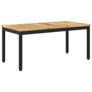 vidaXL Doh&aacute;nyz&oacute;asztal Feh&eacute;r &eacute;s Fekete 50 x 100,5 x 45 cm T&ouml;m&ouml;r Ak&aacute;cfa