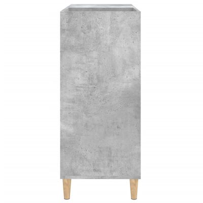 vidaXL betonszürke szerelt fa hanglemezszekrény 84,5 x 38 x 89 cm