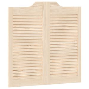 vidaXL Lengő Ajt&oacute;k 80 x 40 cm T&ouml;m&ouml;r Fenyőfa Term&eacute;szetes