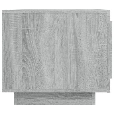 vidaXL szürke sonoma színű szerelt fa dohányzóasztal 102 x 50 x 45 cm