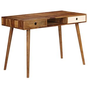 vidaXL t&ouml;m&ouml;r ak&aacute;cf&aacute;b&oacute;l &iacute;r&oacute;asztal 110 x 55 x 76 cm