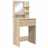 vidaXL H&aacute;l&oacute;szobai &Ouml;lt&ouml;zk&ouml;dő Asztalok Sonoma t&ouml;lgy 80 x 39,6 x 135 cm