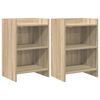 vidaXL &Eacute;jjeliszekr&eacute;nyek 2 pcs Sonoma T&ouml;lgy 40 x 30 x 60 cm Szerelt Fa