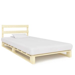 vidaXL t&ouml;m&ouml;r fenyőfa raklap &aacute;gykeret 90 x 200 cm