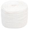 vidaXL T&ouml;bbc&eacute;l&uacute; munkak&ouml;t&eacute;l 8 mm 50 m Feh&eacute;r PP 420 kg Max. teherb&iacute;r&aacute;s