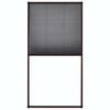 vidaXL barna alum&iacute;nium plisz&eacute; ablaksz&uacute;nyogh&aacute;l&oacute; 80 x 160 cm