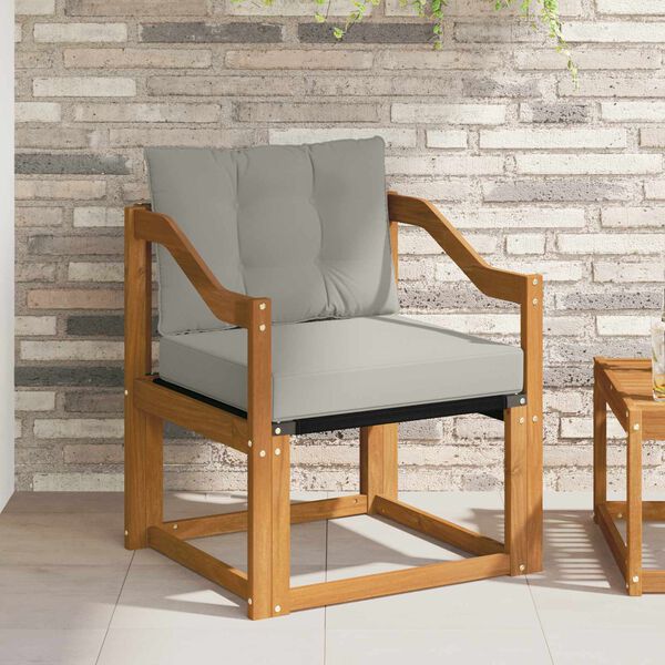 vidaXL K&uuml;lt&eacute;ri kanap&eacute; szett T&ouml;m&ouml;r ak&aacute;cfa &eacute;s textil&eacute;n