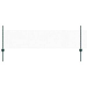 vidaXL Hatsz&ouml;gletű ker&iacute;t&eacute;s oszlopokkal 100 x 0,5 m PVC-bevonatos ac&eacute;l