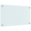 vidaXL Konyhai splashback Fehér 70 x 40 cm edzett üveg
