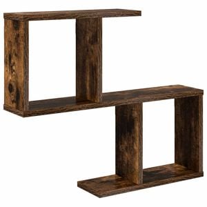 vidaXL Falpolc F&uuml;st&ouml;s T&ouml;lgy 60 x 12 x 50,5 cm Szerelt Fa