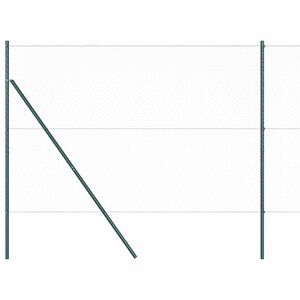 vidaXL Hatsz&ouml;gletű ker&iacute;t&eacute;s talajr&ouml;gz&iacute;tő 100 x 1,6 m PVC-bevonatos ac&eacute;l