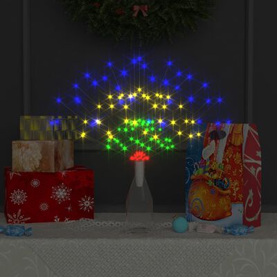 vidaXL kültéri karácsonyi többszínű tűzijátéklámpa 140 LED-del 20 cm