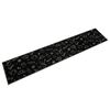 vidaXL fekete reggeli mint&aacute;s moshat&oacute; b&aacute;rsony konyhaszőnyeg 60x300 cm