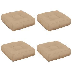 vidaXL 4 darabos &uuml;lőp&aacute;rna VIANEN 4 pcs 100% poli&eacute;szter Homoksz&iacute;n