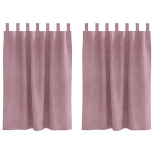 vidaXL S&ouml;t&eacute;t&iacute;tő f&uuml;gg&ouml;ny&ouml;k 2 db S&ouml;t&eacute;t r&oacute;zsasz&iacute;n 140 x 140 cm B&aacute;rsony