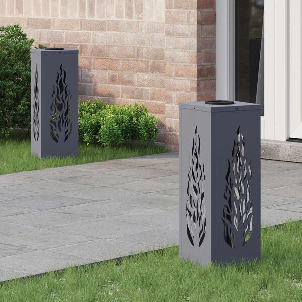 vidaXL Napelemmel műk&ouml;dő LED &ouml;sv&eacute;ny vil&aacute;g&iacute;t&aacute;s 2 pcs Antracit