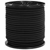 vidaXL Bungee K&ouml;t&eacute;l 4 mm Fekete PP &eacute;s gumi