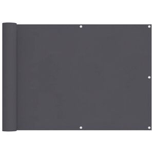 vidaXL 90x400 cm antracit sz&uuml;rke Oxford sz&ouml;vetű erk&eacute;ly ablak s&ouml;t&eacute;t&iacute;tő