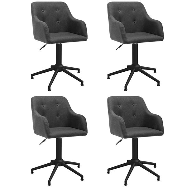 vidaXL 4 db s&ouml;t&eacute;tsz&uuml;rke sz&ouml;vet forg&oacute; &eacute;tkezősz&eacute;k