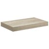 vidaXL 2 db t&ouml;lgysz&iacute;nű MDF lebegő fali polc 40 x 23 x 3,8 cm