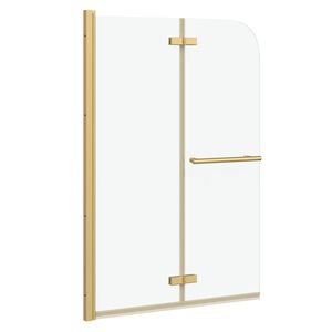 vidaXL Zuhanybe&eacute;p&iacute;t&eacute;s Arany 95 x 140 cm ESG &uuml;veg &eacute;s alum&iacute;nium