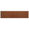 vidaXL Ablakp&aacute;rk&aacute;ny Barna fa 60 x 25 x 4,5 cm PVC