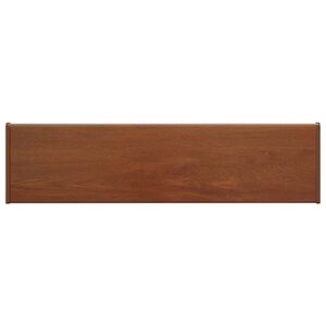 vidaXL Ablakp&aacute;rk&aacute;ny Barna fa 60 x 25 x 4,5 cm PVC