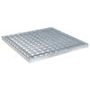 vidaXL R&aacute;cs Ez&uuml;st 40 x 40 x 2 cm Forr&oacute;-galvaniz&aacute;lt Ac&eacute;l