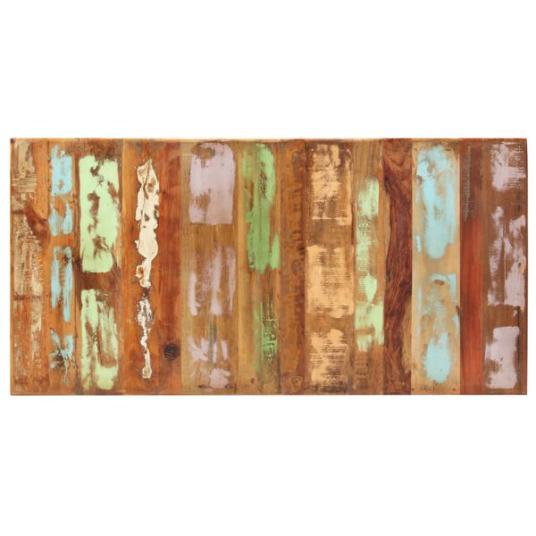 vidaXL t&ouml;m&ouml;r &uacute;jrahasznos&iacute;tott fa &eacute;tkezőasztal 180 x 90 x 76 cm