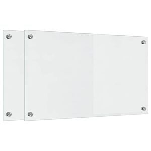 vidaXL Konyhai h&aacute;tfal 2 db &Aacute;tl&aacute;tsz&oacute; 70 x 40 cm edzett &uuml;veg