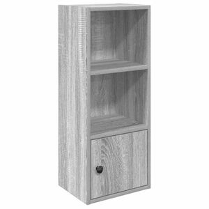 vidaXL sz&uuml;rke sonoma sz&iacute;nű szerelt fa k&ouml;nyvespolc 31x24x77 cm