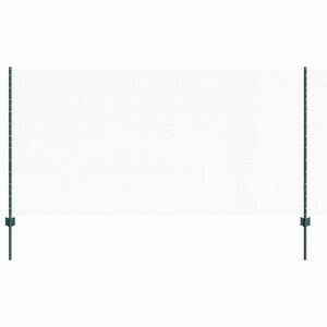 vidaXL Hatsz&ouml;gletű ker&iacute;t&eacute;s oszlopokkal 100 x 1,2 m PVC-bevonatos ac&eacute;l