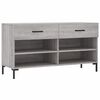 vidaXL sz&uuml;rke sonoma sz&iacute;nű szerelt fa cipőpolc 102 x 35 x 55 cm