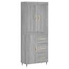 vidaXL sz&uuml;rke sonoma szerelt fa magasszekr&eacute;ny 69,5 x 34 x 180 cm