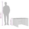 vidaXL b&eacute;zs polyrattan robotfűny&iacute;r&oacute; gar&aacute;zs 86 x 90 x 52/57 cm