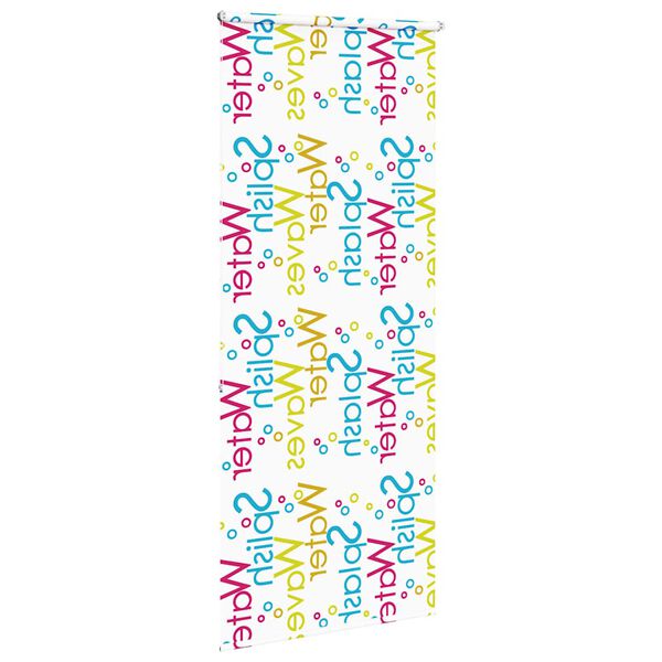 vidaXL zuhanyzó redőny 110x240 cm szövet szélessége 106 cm