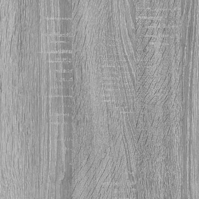 vidaXL szürke sonoma szerelt fa mikrohullámúsütő-szekrény 60x57x207 cm