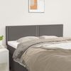 vidaXL 2 db szürke műbőr fejtámla 72 x 5 x 78/88 cm