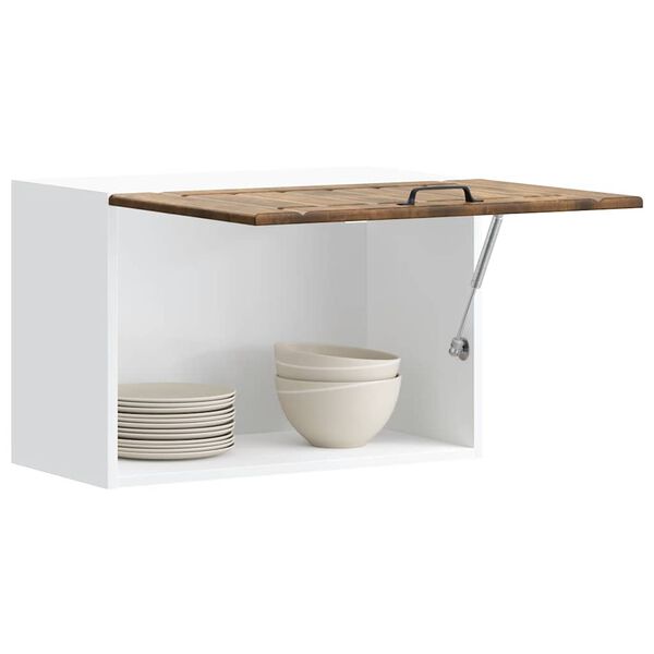 vidaXL konyhai fali szekr&eacute;ny Lucca f&uuml;st&ouml;lt t&ouml;lgy szerelt fa