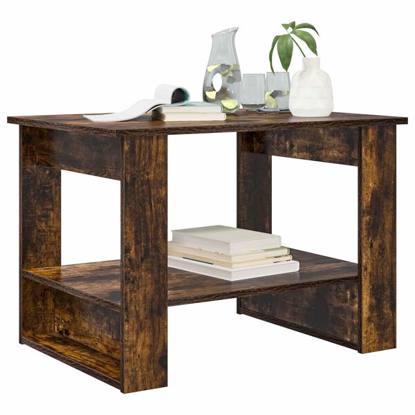 vidaXL Doh&aacute;nyz&oacute;asztal F&uuml;st&ouml;lt t&ouml;lgy 72 x 50 x 50 cm Faanyag